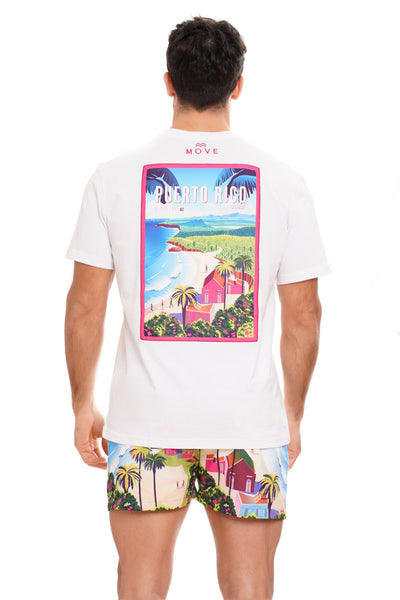 TS Puerto Rico Bianco - T-Shirt - Move Beachwear