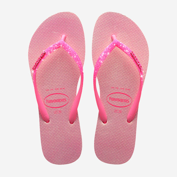 Slim Glitter Iridescent Pink Lemonade - Infradito - Havaianas