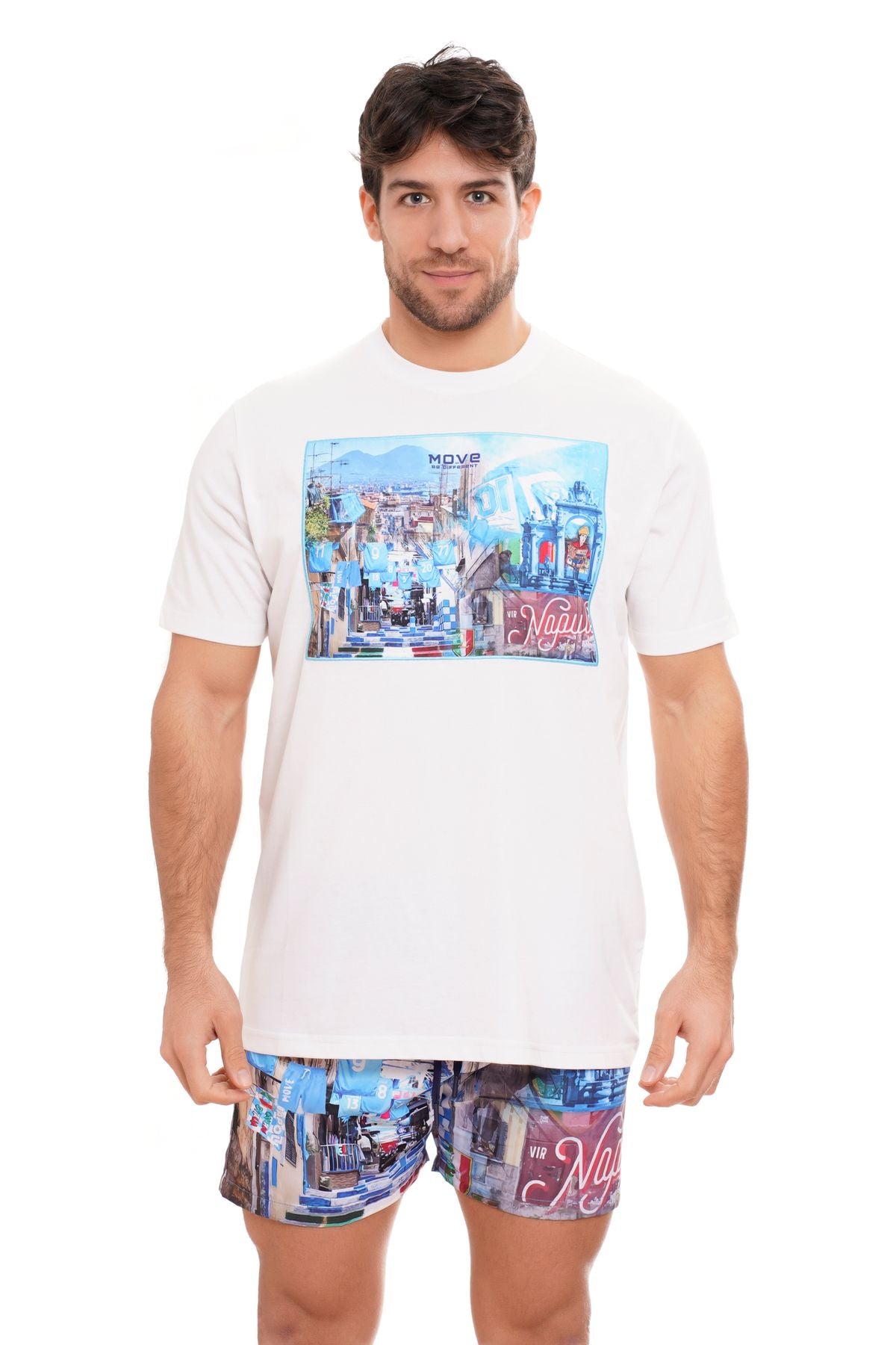 TS Vicoli Bianco - T-Shirt - Move Beachwear