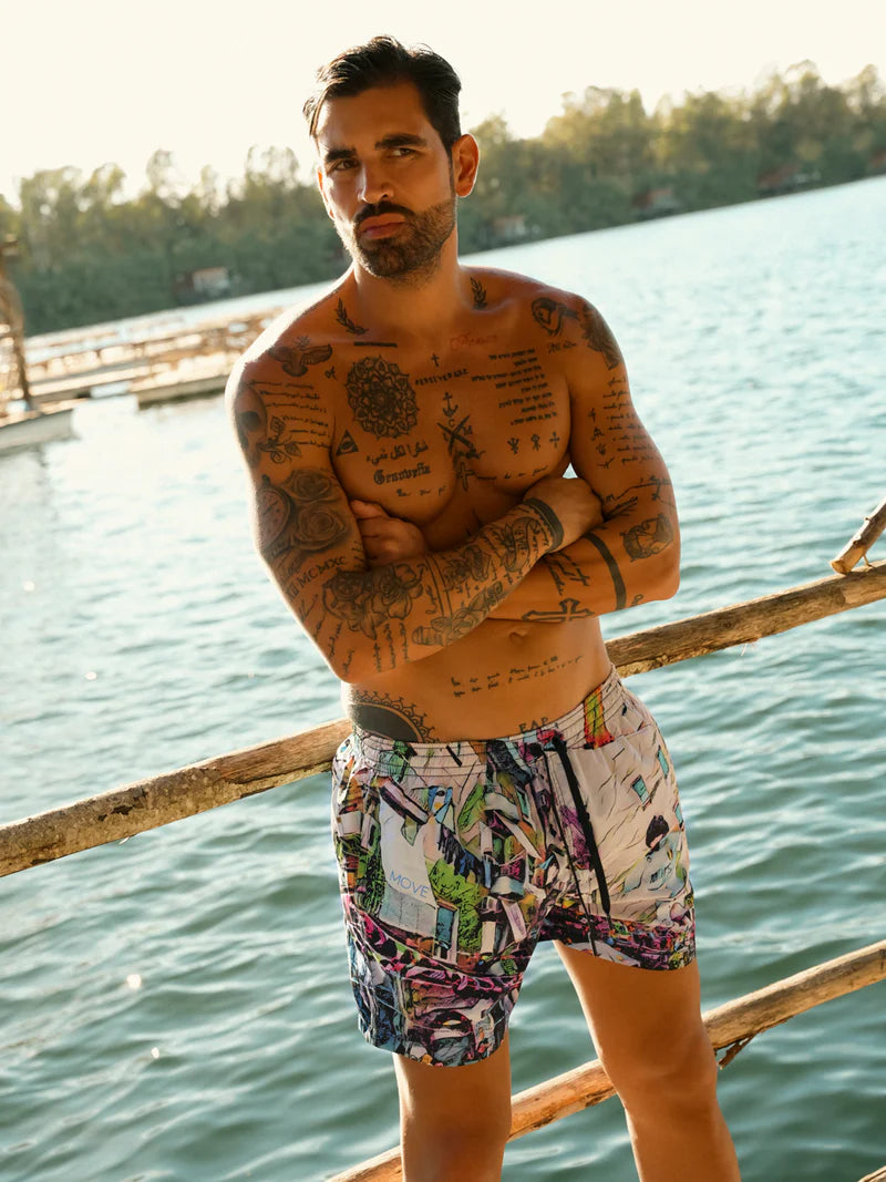 SVN Print 25 Quartieri - Costumi - Move Beachwear