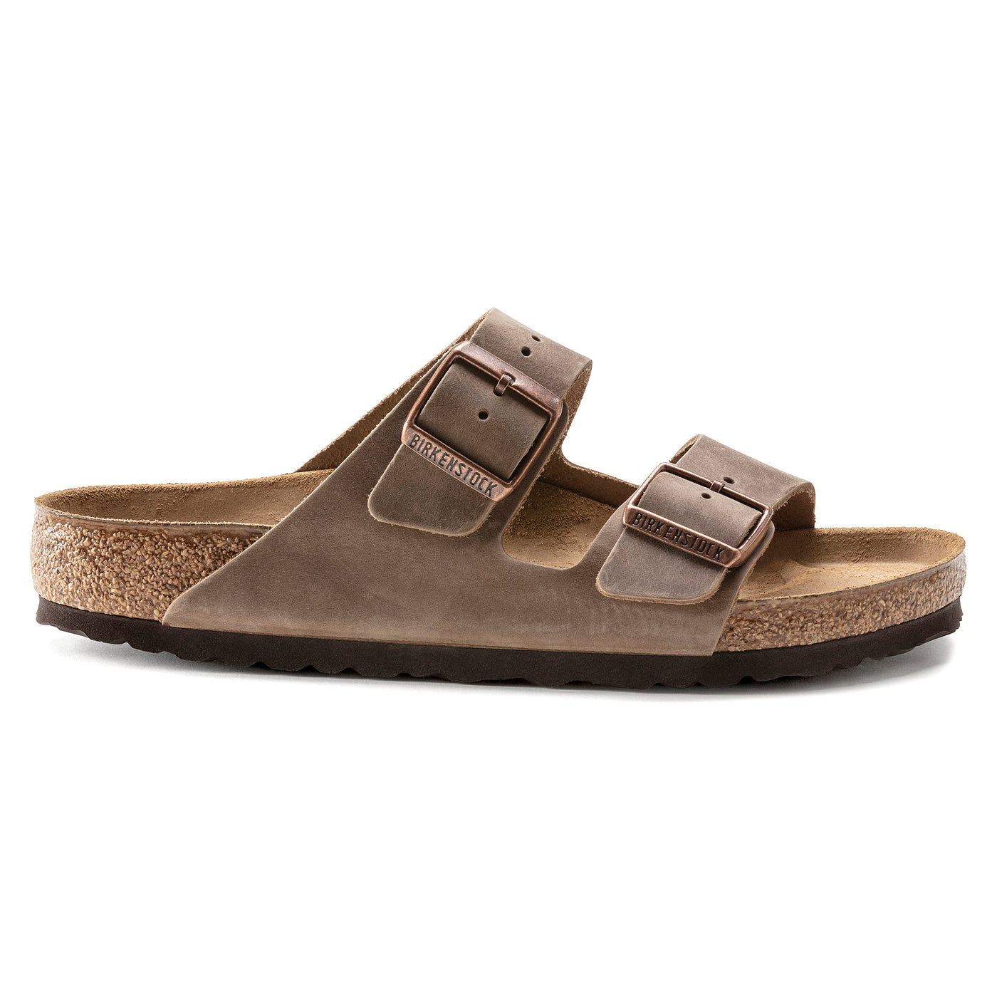 SANDALI ARIZONA TABACCO BROWN OILED LEATHER BIRKENSTOCK UNISEX