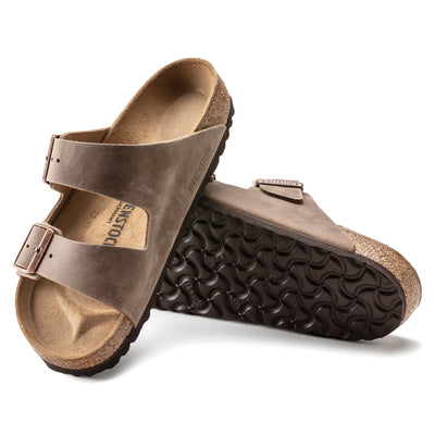 SANDALI ARIZONA TABACCO BROWN OILED LEATHER BIRKENSTOCK UNISEX