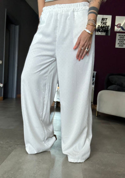 5761 Bianco - Pantaloni - Pink