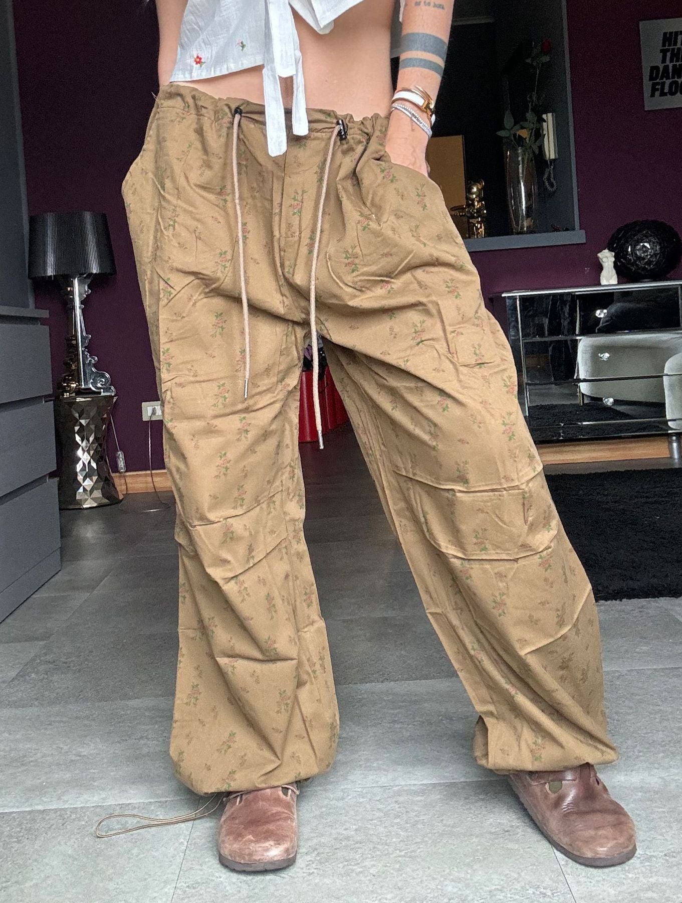 21413 Verde Militare - Pantaloni - Pink