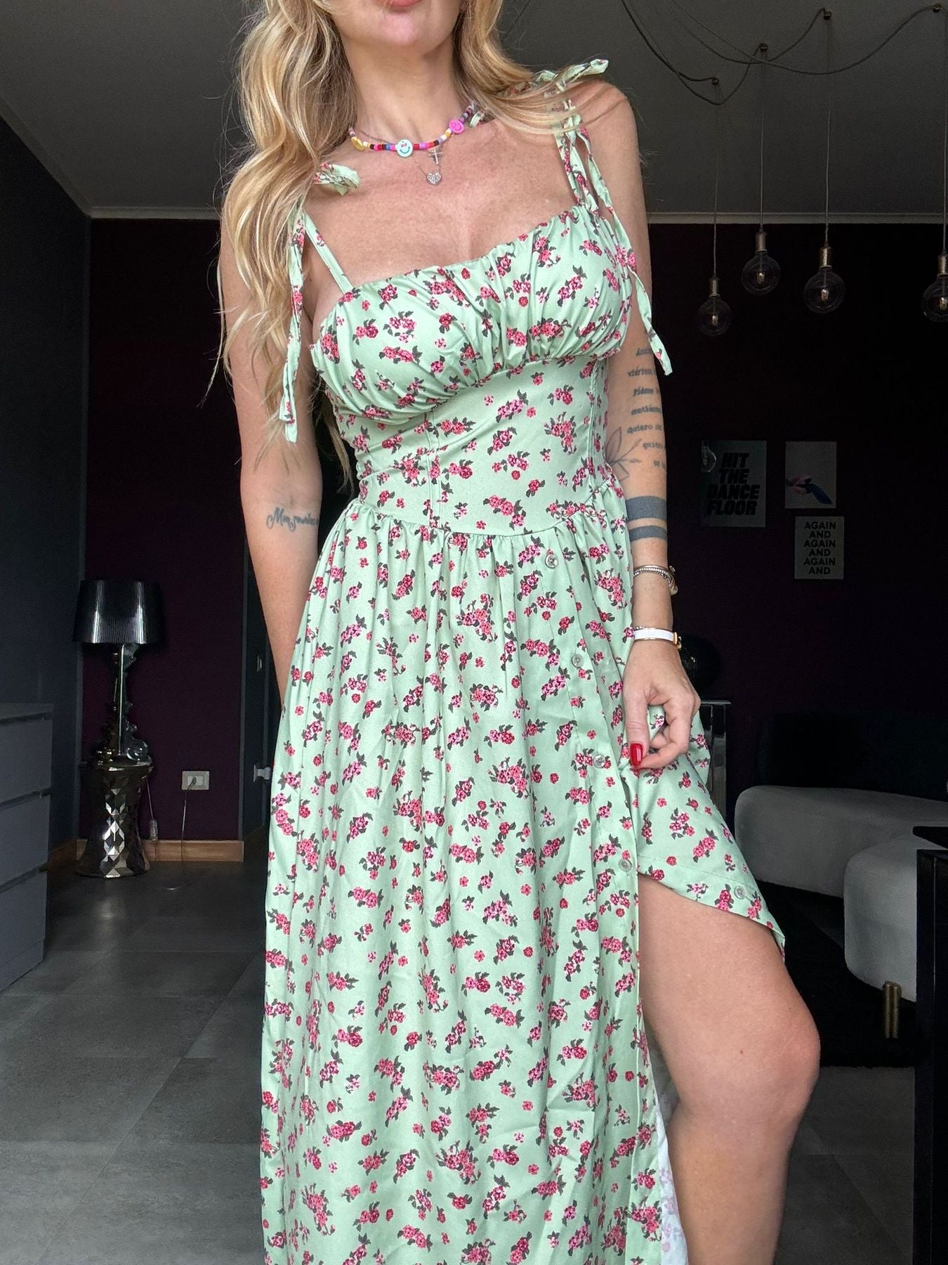 5923 Verde - Vestiti - Pink
