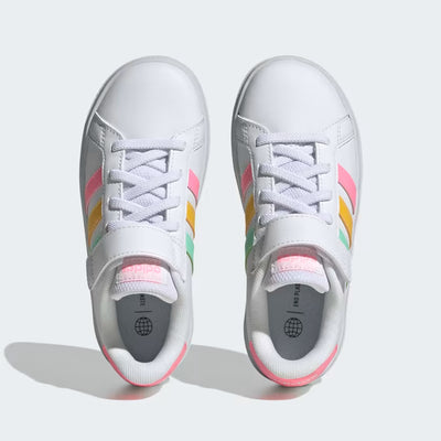 SNEAKERS GRAND COURT ELASTIC LACE AND TOP STRAP ADIDAS BAMBINA