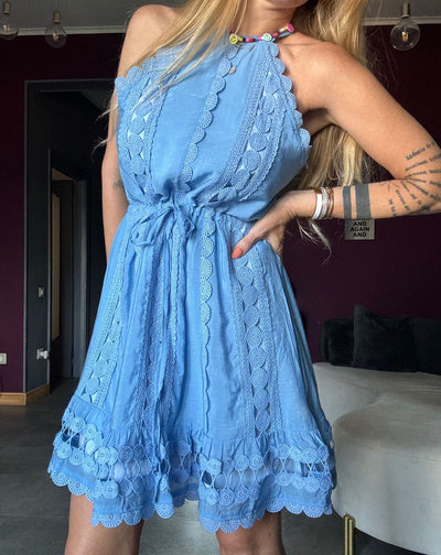 13143 Celeste - Vestiti - Kappaò Pink