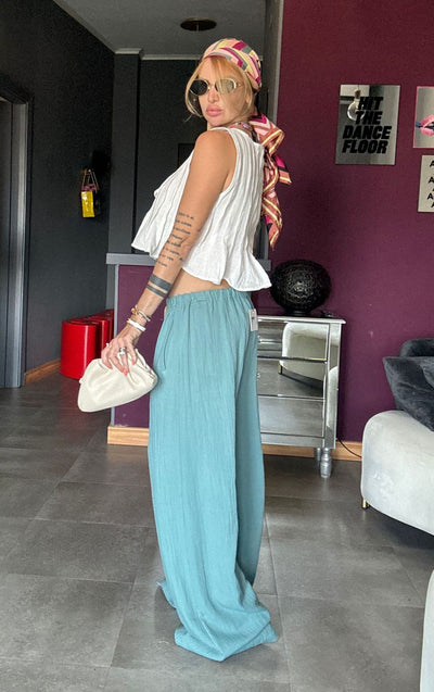 5986 Verde - Pantaloni - Pink