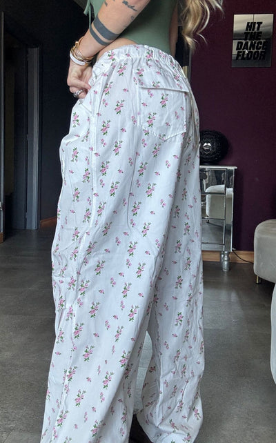 21413 Bianco - Pantaloni - Pink
