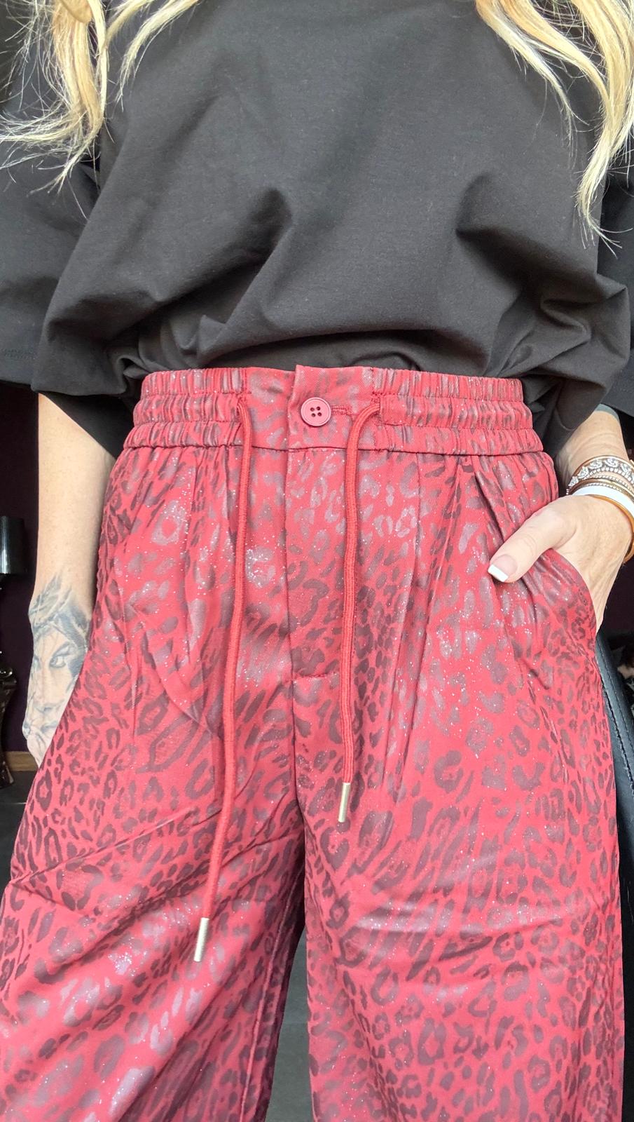 17921 Bordeaux - Pantaloni - Pink
