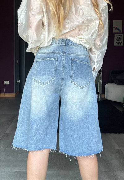 21495 Jeans - Bermuda - Pink