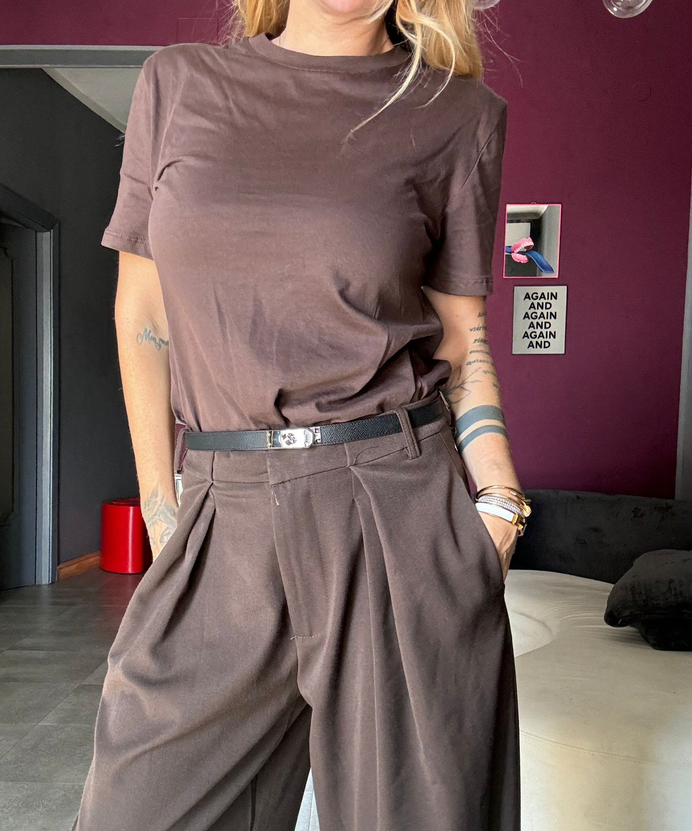 KO1933 Marrone - Pantaloni - Lumina