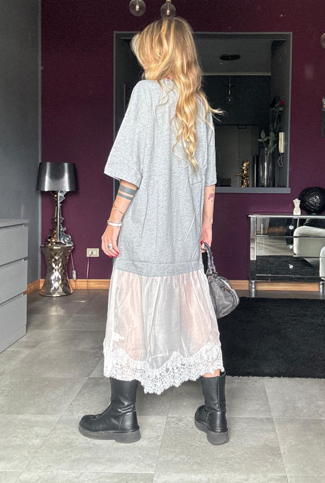 21656 Grigio - Vestiti - Kappaò Pink