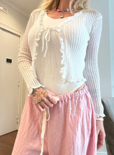 3826 Bianco - Maglie - Kappaò Pink