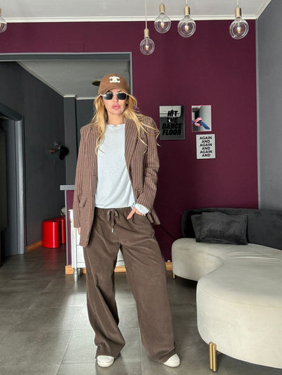 24548 Marrone - Pantaloni - Kappaò Pink