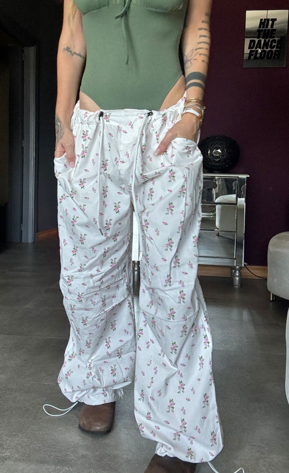 21413 Bianco - Pantaloni - Pink