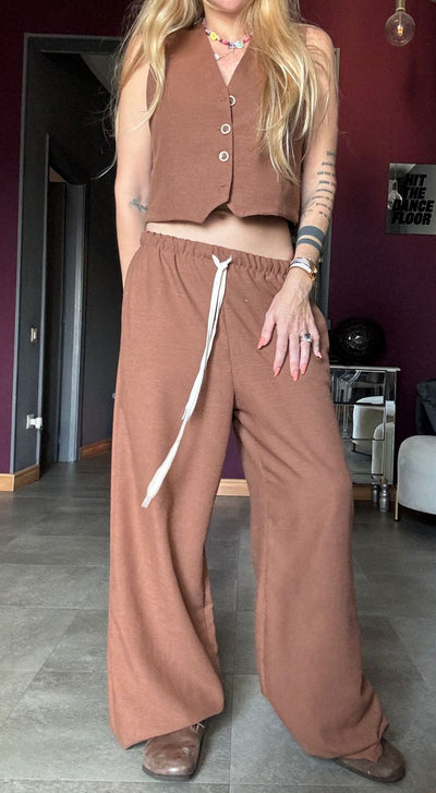 12887 Marrone - Completi - Pink