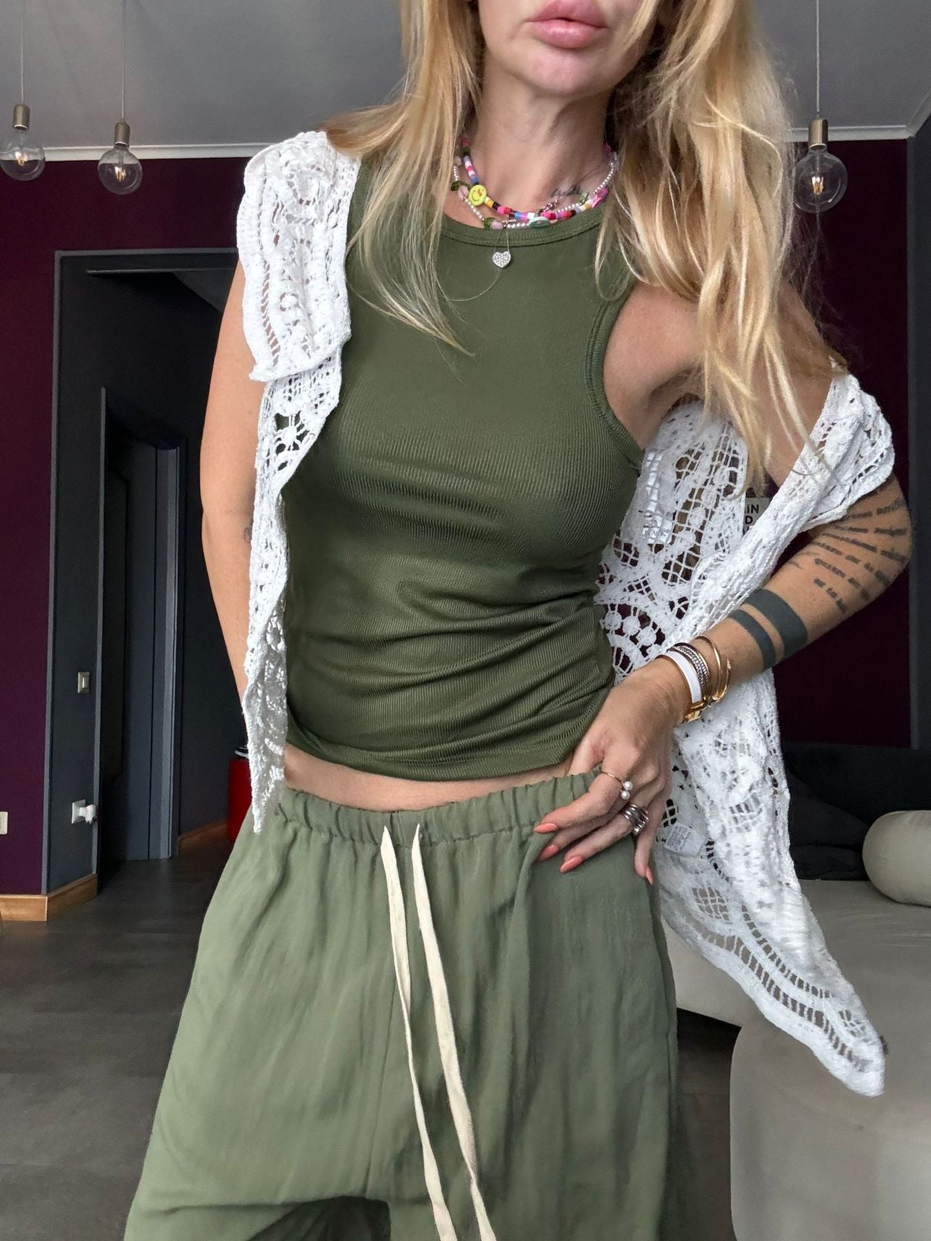 5109 Verde Militare - Canotte - Pink