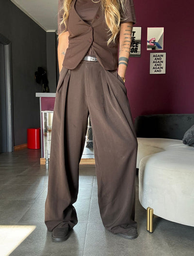 KO1933 Marrone - Pantaloni - Lumina