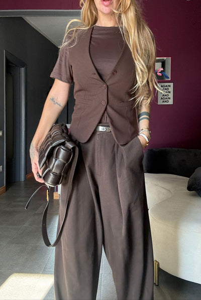 KO1933 Marrone - Pantaloni - Lumina