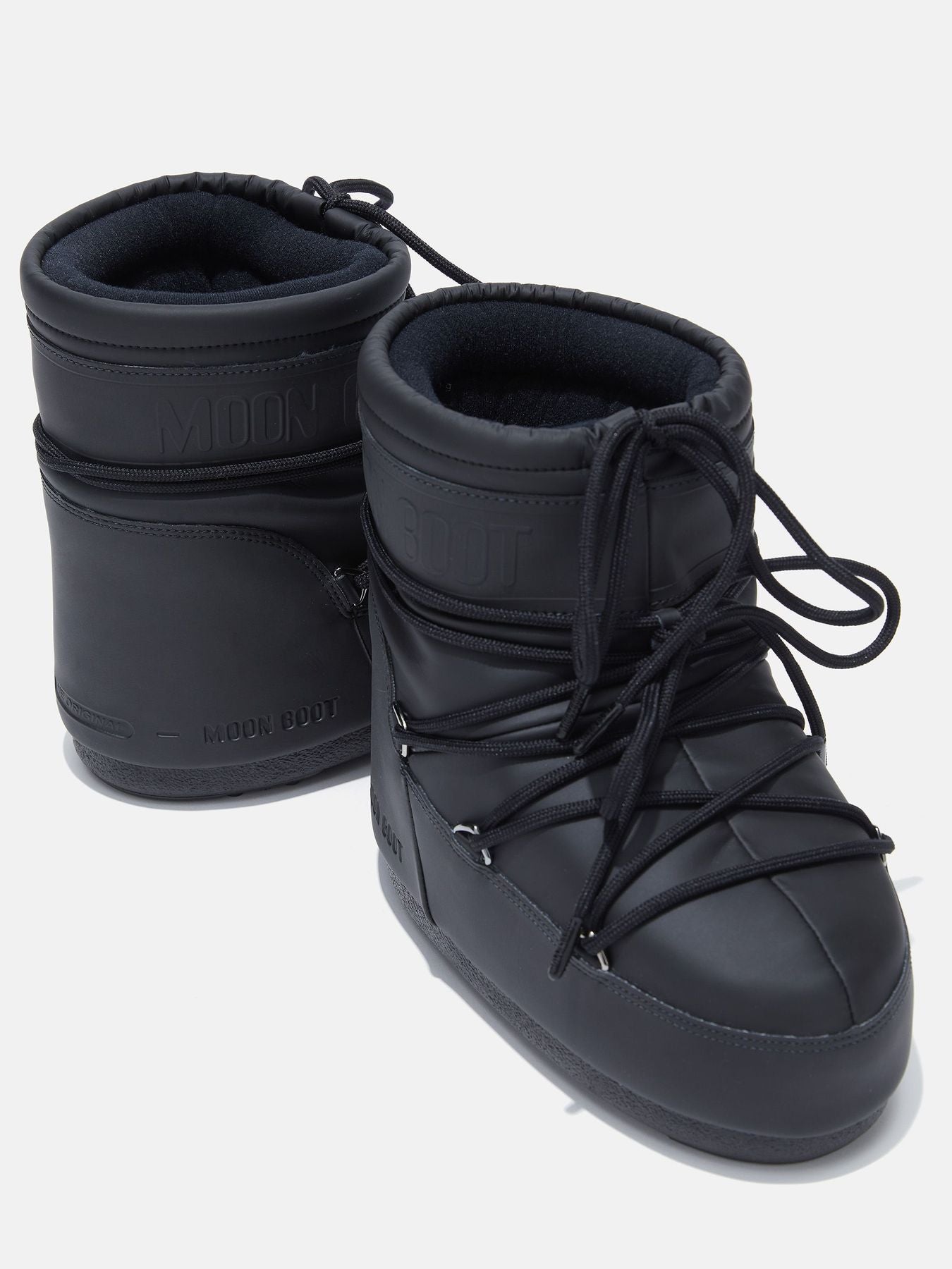 STIVALETTI ICON LOW RUBBER NERO MOON BOOT DONNA