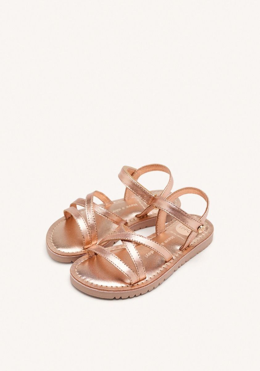 GIOSEPPO Sandali Ricamo Pelle Metallizzata Montrose, multicolore, 32 EU