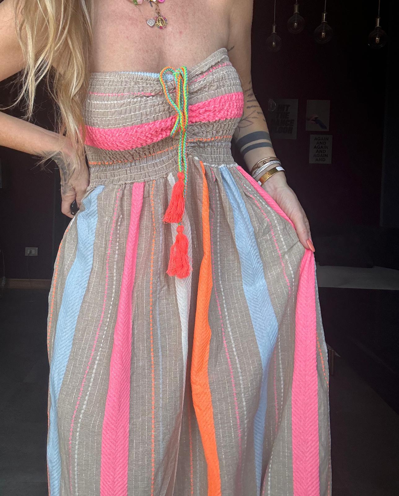 9886 Multicolor - Vestiti - Kappaò Pink