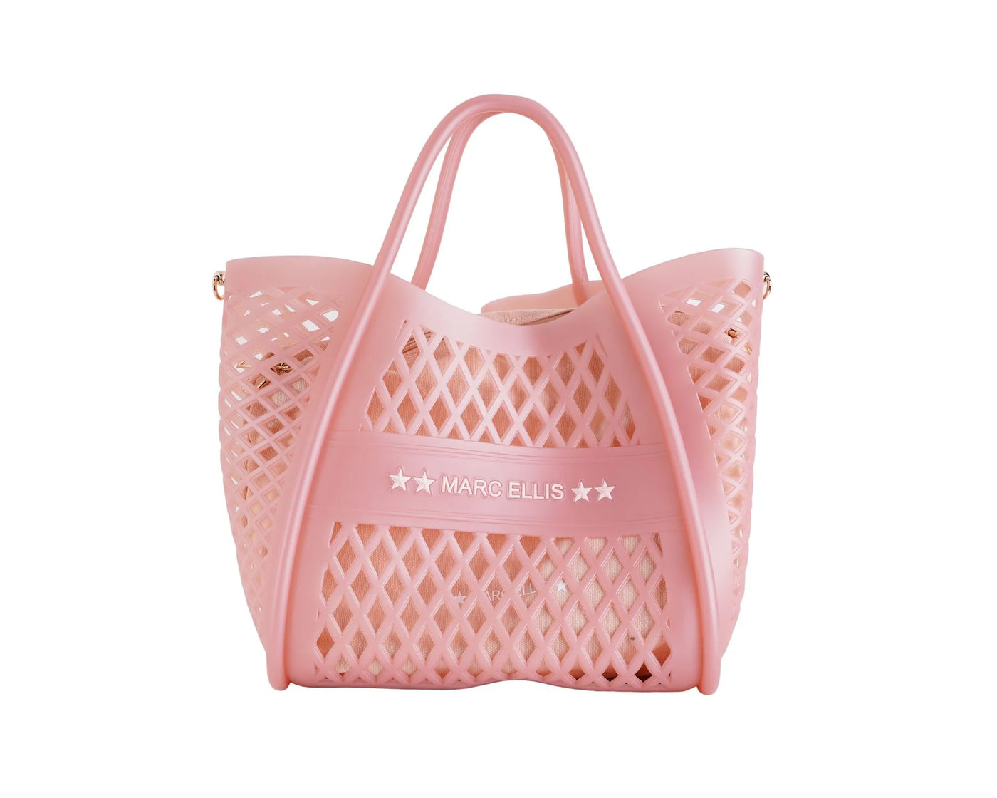 Flat Buby Basket Aurora Pink/Light Gold - Borse - Marc Ellis