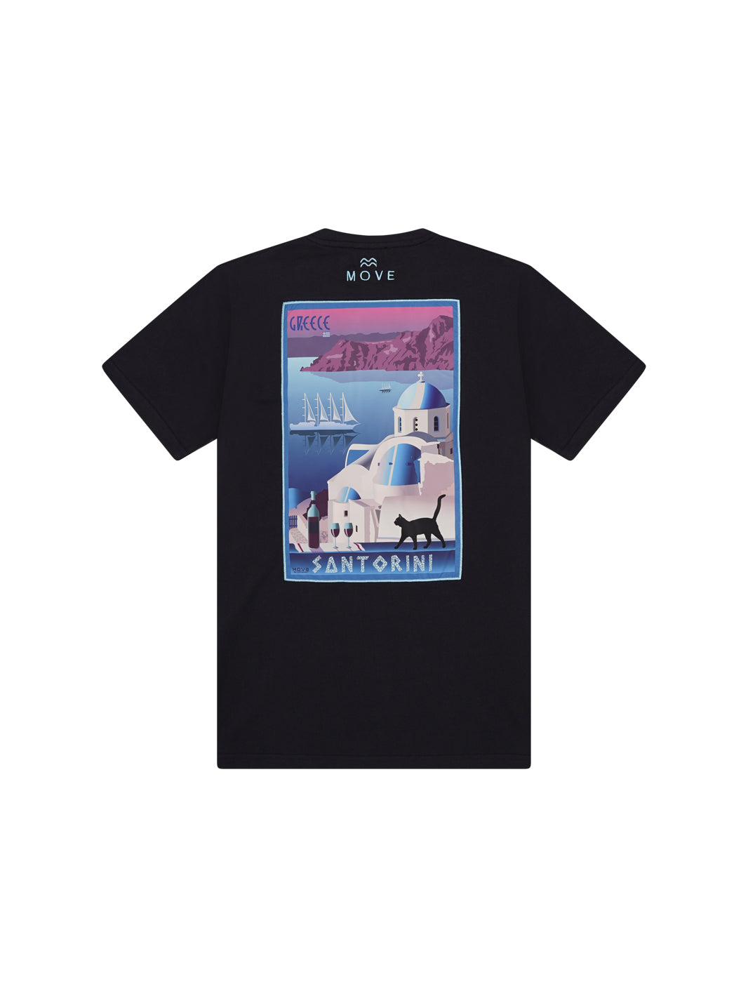 TS Print Boy Santorini - T-Shirt - Move Beachwear