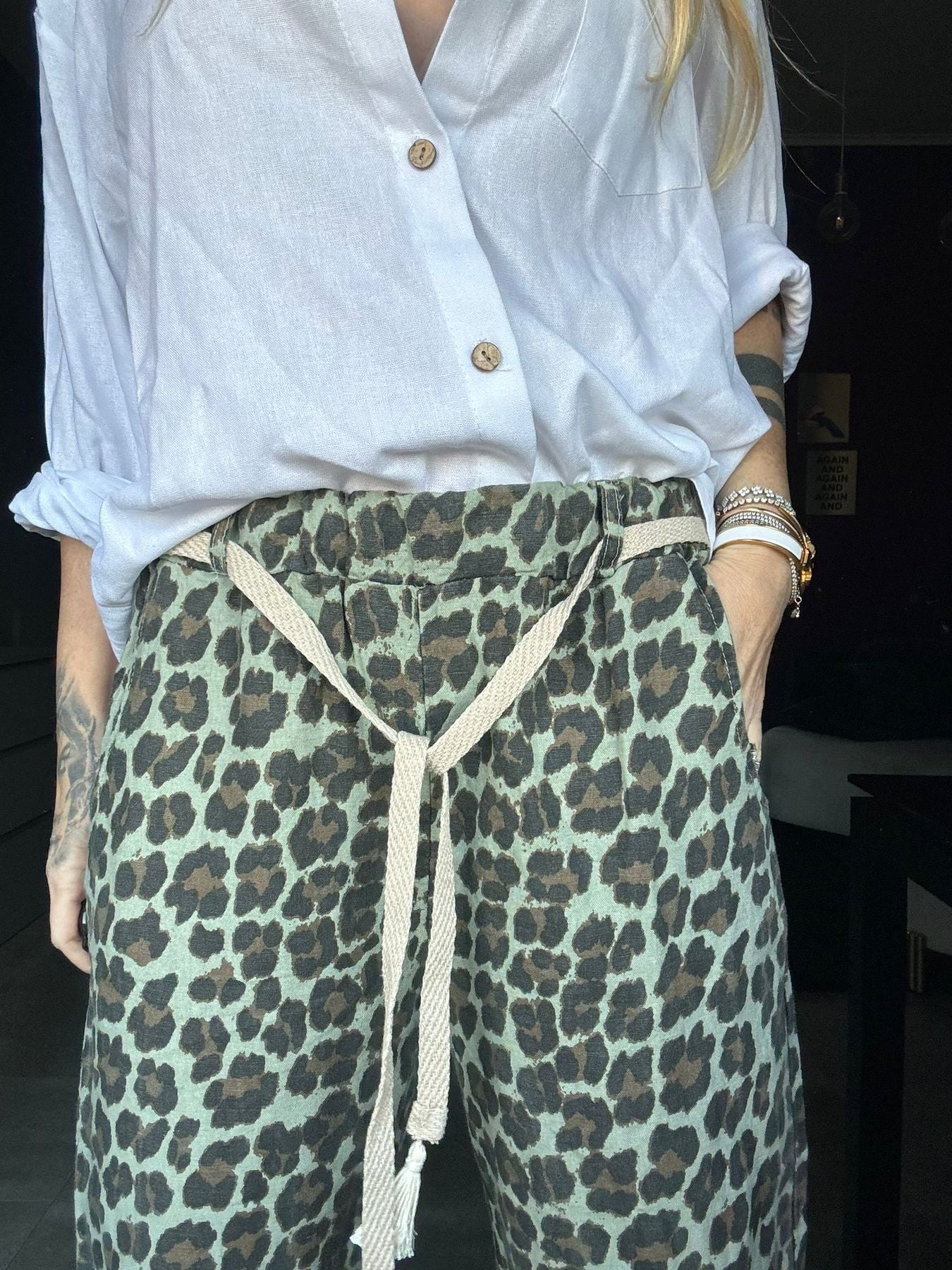 32462 Verde - Pantaloni - Pink