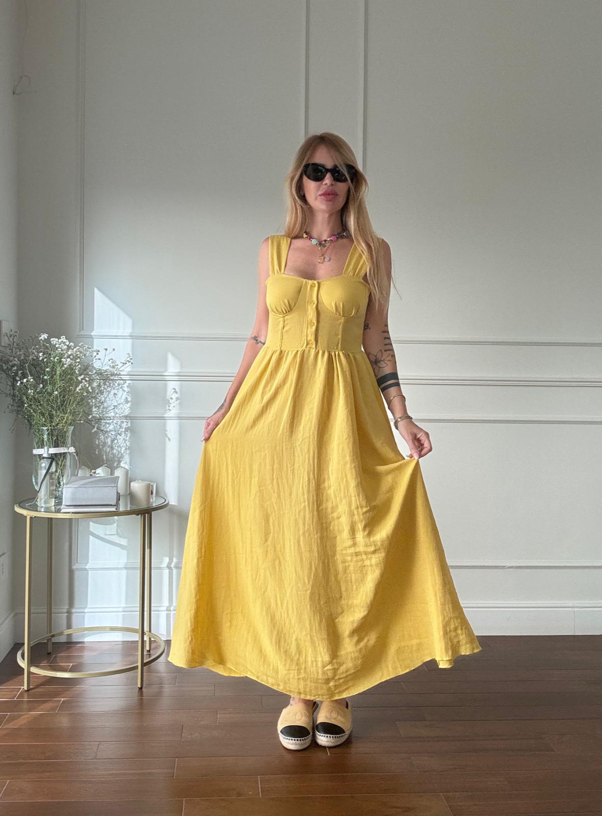 25068 Giallo - Vestiti - Pink