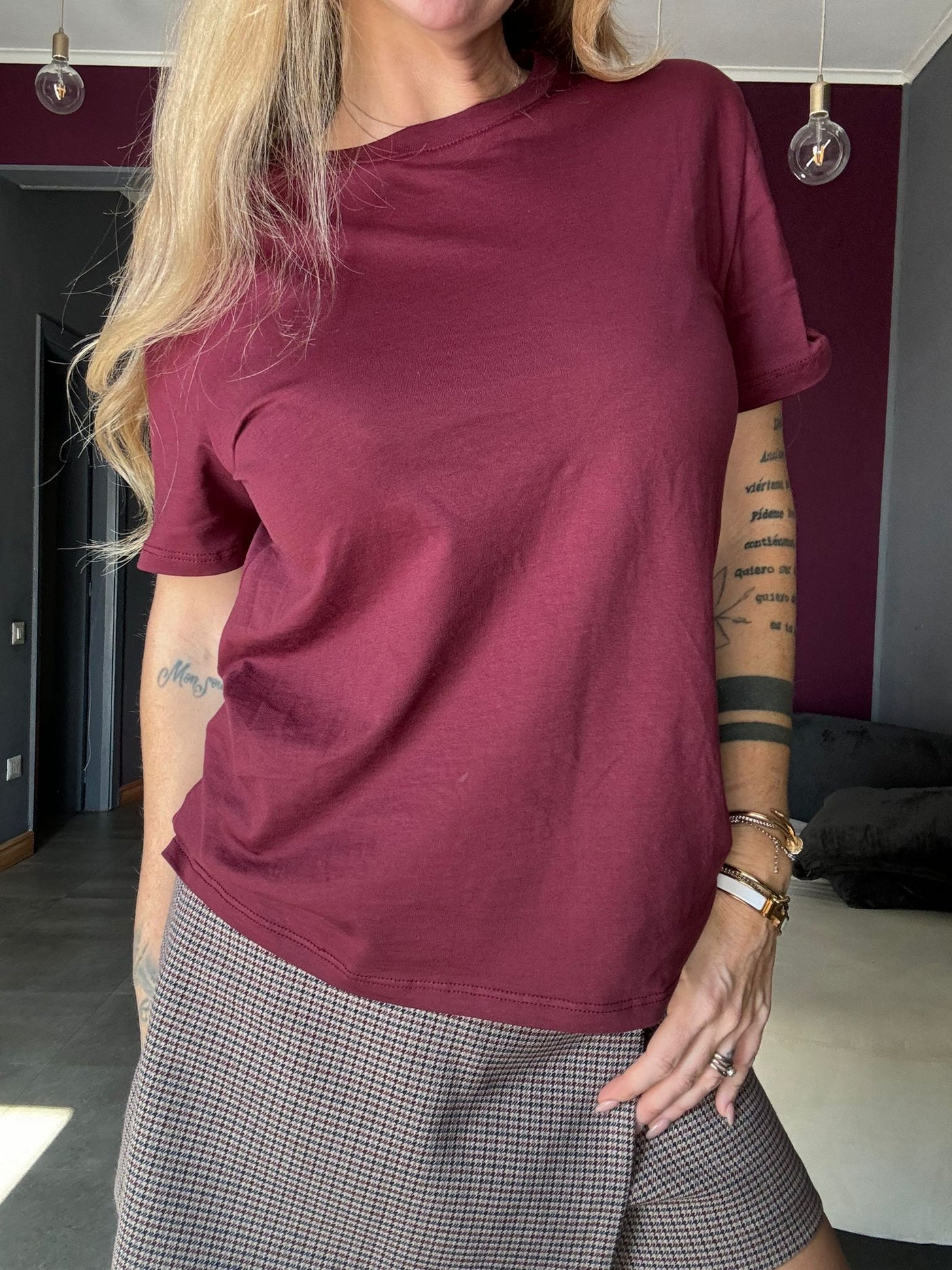 KO8869 Bordeaux - T-Shirt - Lumina