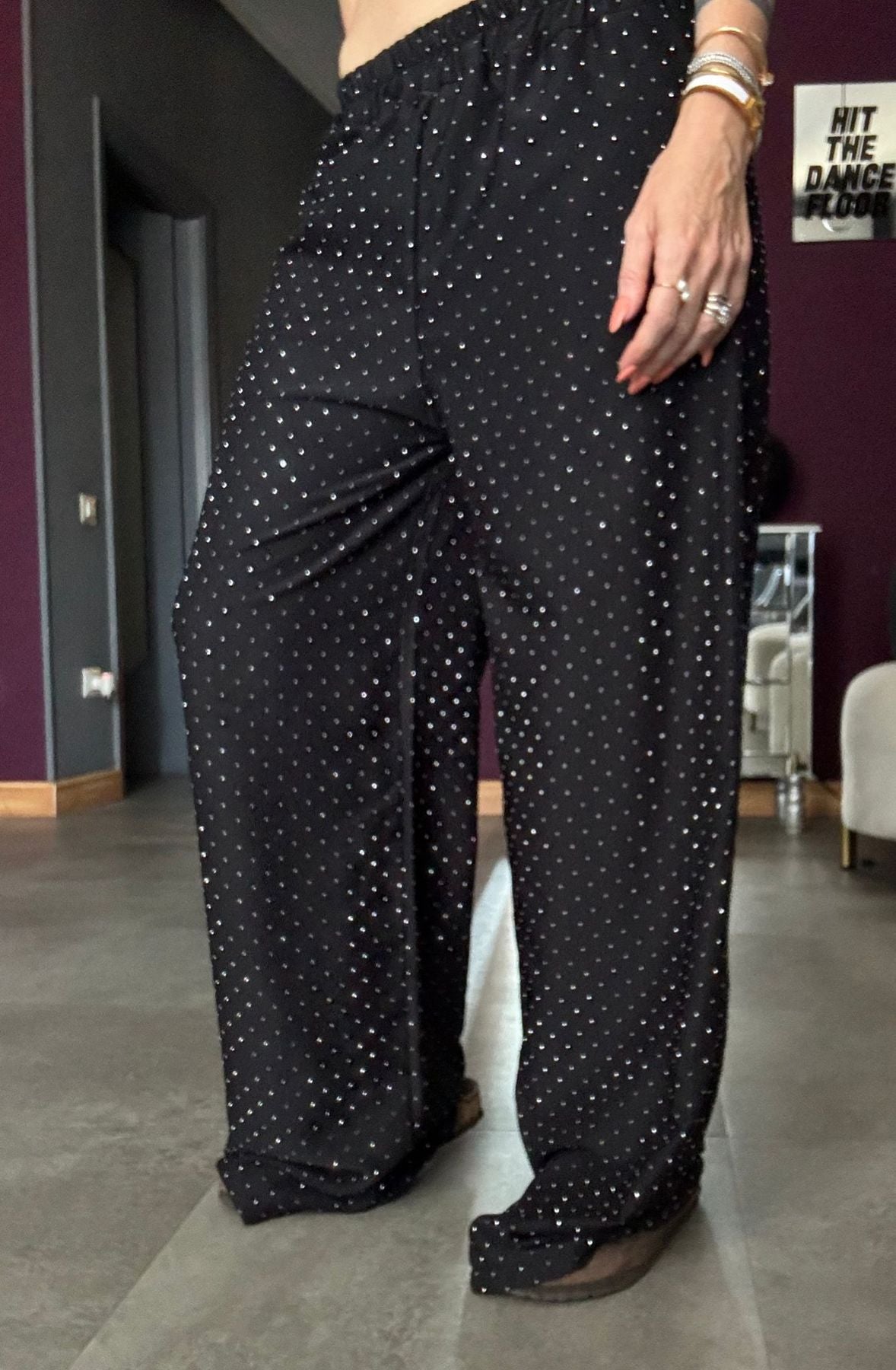 5761 Nero - Pantaloni - Pink