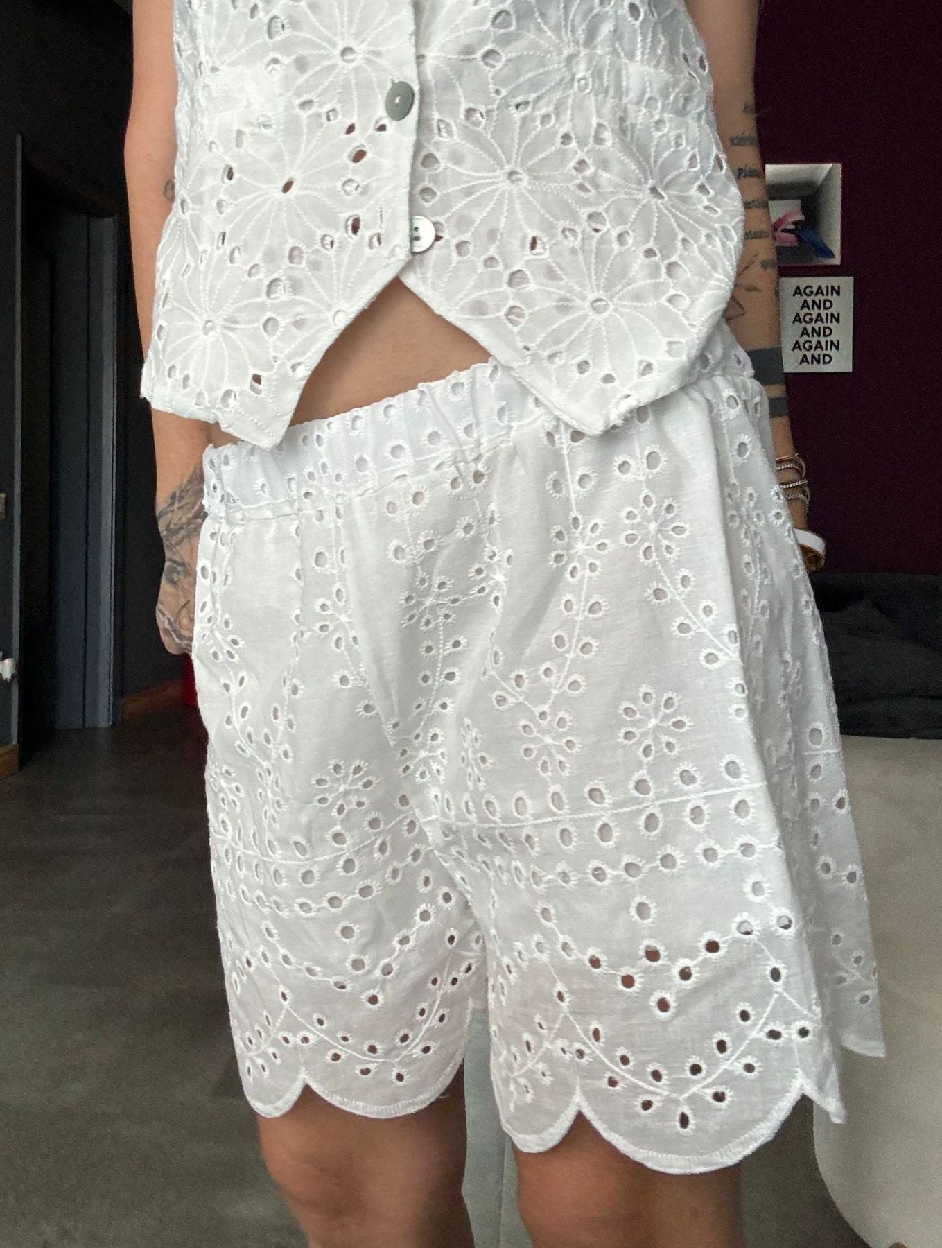 16091 Bianco - Shorts - Kappaò Pink