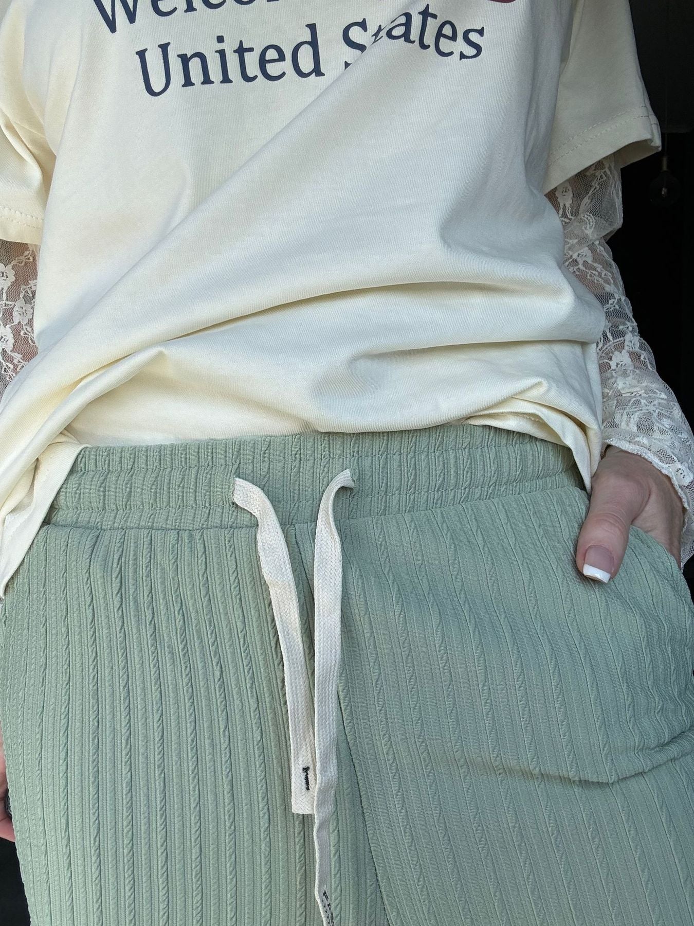7359 Verde - Pantaloni - Kappaò Pink