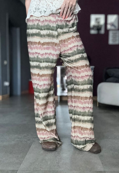 1795 Oro/Verde - Pantaloni - Pink