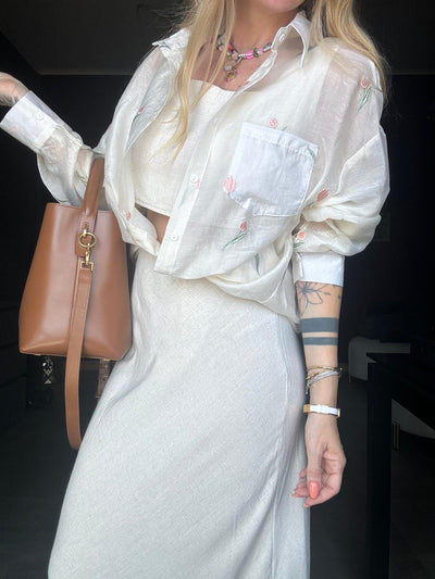19210 Beige - Camicie - Kappaò Pink