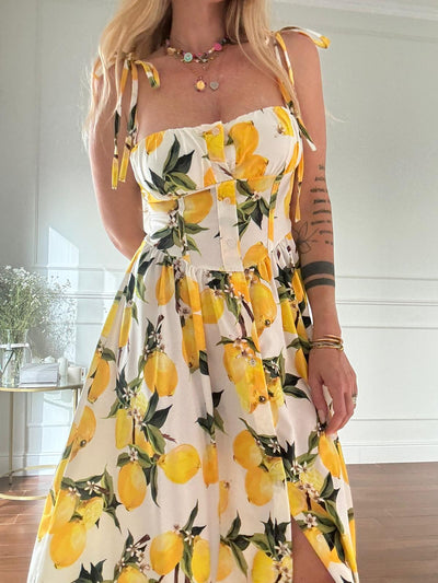 23868 Bianco/Giallo - Vestiti - Pink