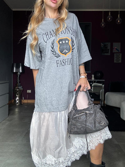 21656 Grigio - Vestiti - Kappaò Pink