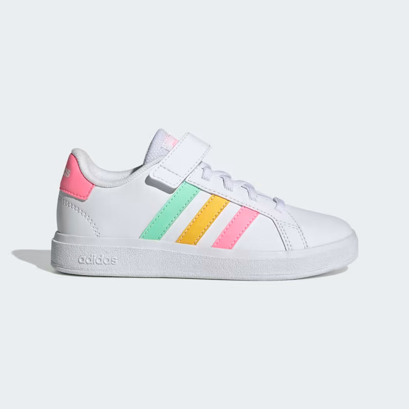 SNEAKERS GRAND COURT ELASTIC LACE AND TOP STRAP ADIDAS BAMBINA