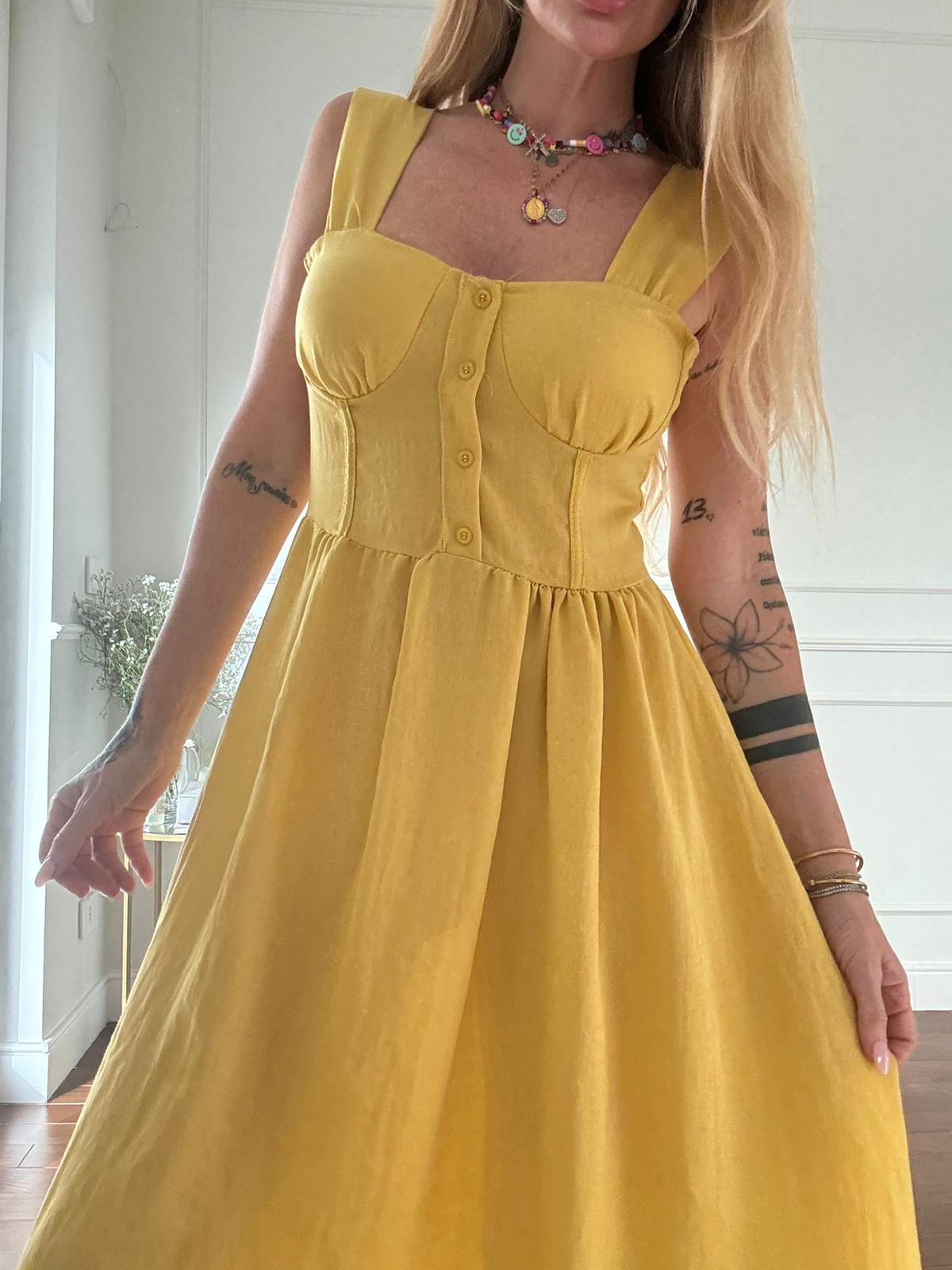 25068 Giallo - Vestiti - Pink