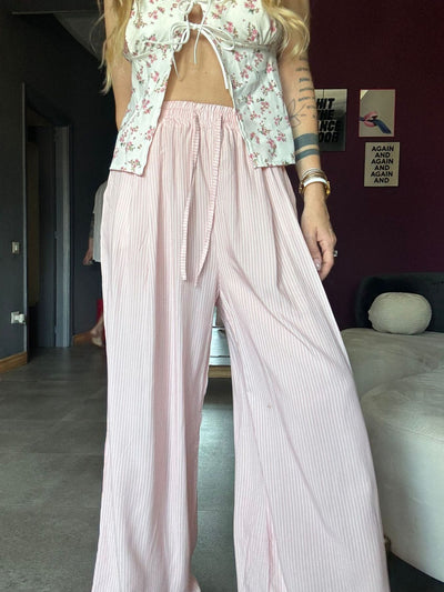 5905 Righe Rosa - Pantaloni - Kappaò Pink