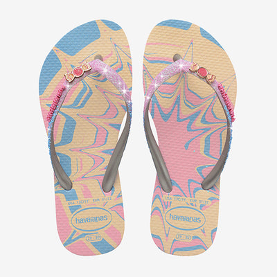 Kids Slim Glitter Trendy Pink Glow - Infradito - Havaianas