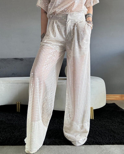 0584 Beige - Pantaloni - Lumina
