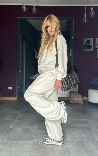 1465 Bianco - Pantaloni - Lumina