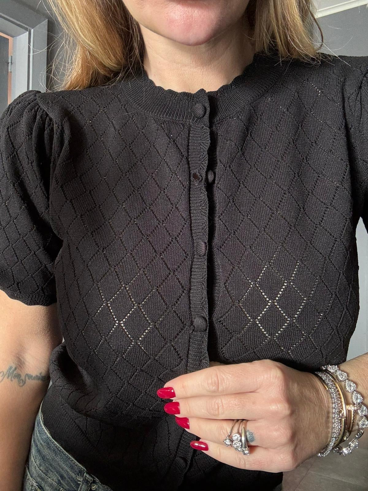 6354 Nero - Maglie - Pink