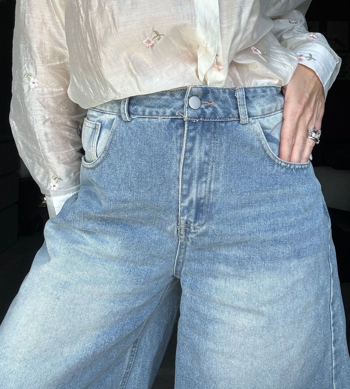 21495 Jeans - Bermuda - Pink