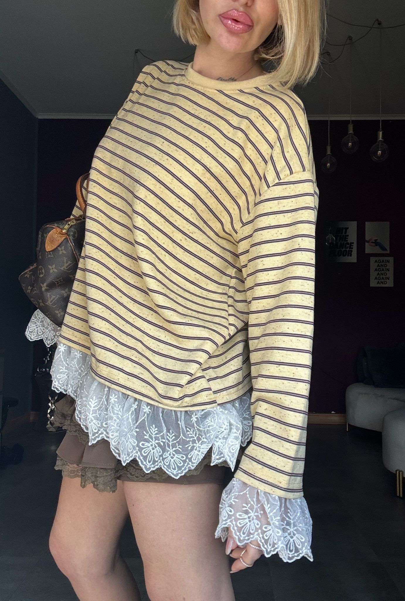 34873 Giallo - Maglie - Kappaò Pink