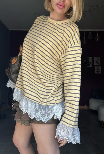 34873 Giallo - Maglie - Kappaò Pink