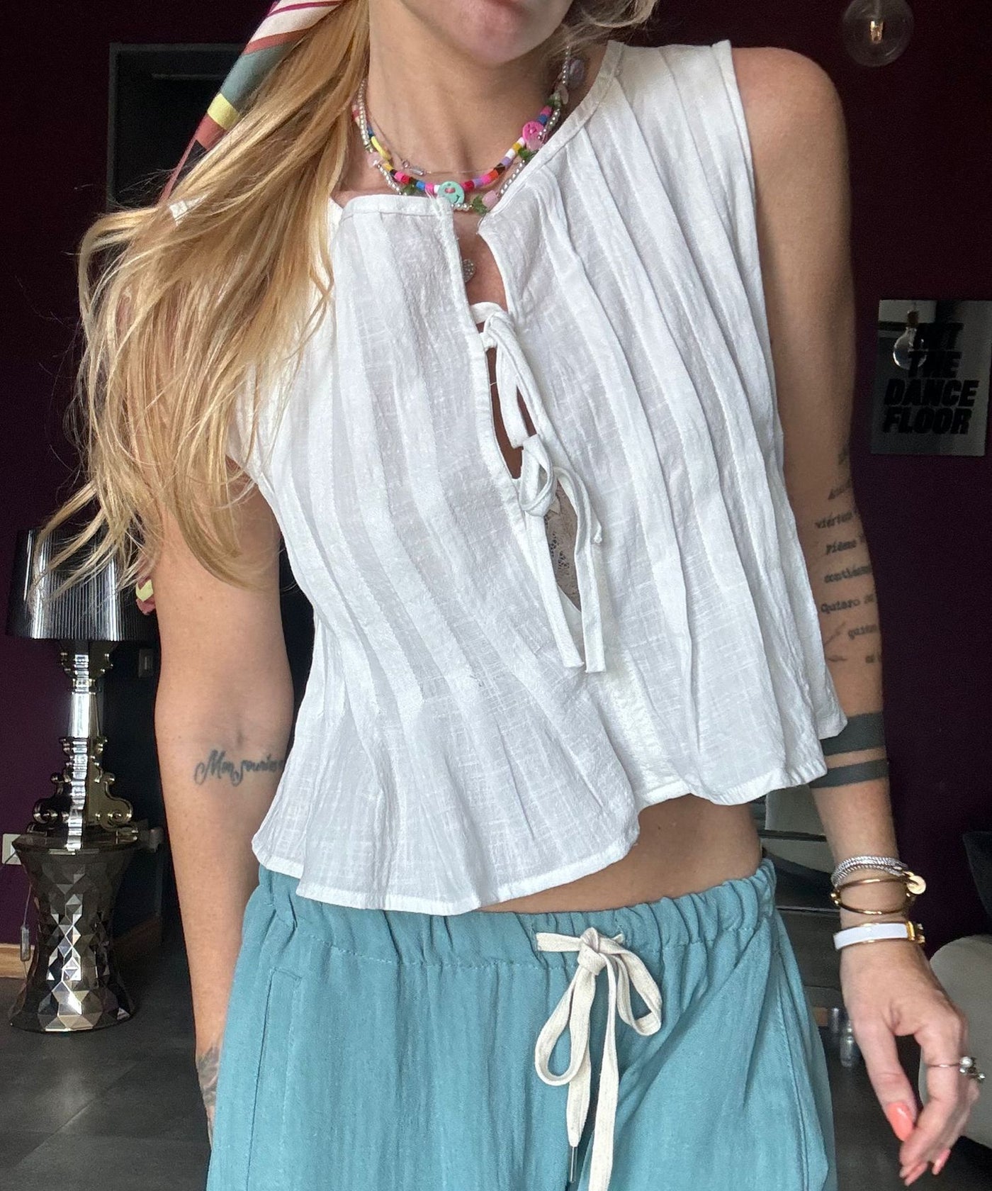 122 Bianco - Top - Kappaò Pink